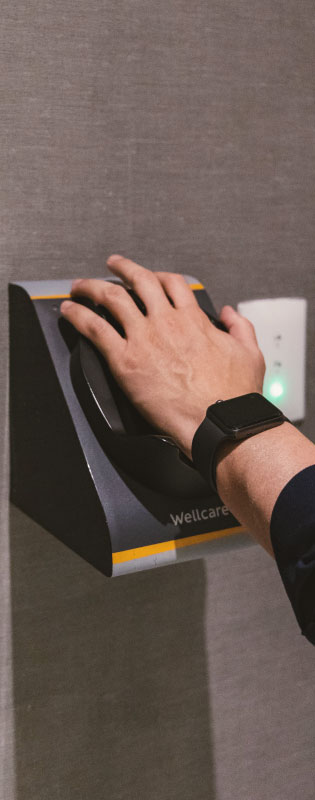 Imagem: Barreiras biométricas