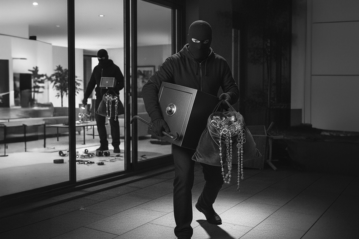 Residências de luxo exposta a invasões